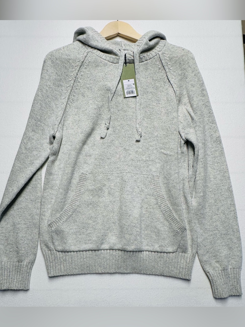 Goodfellow & Co Men’s Medium Gray Knit Hoodie Sweater NWT